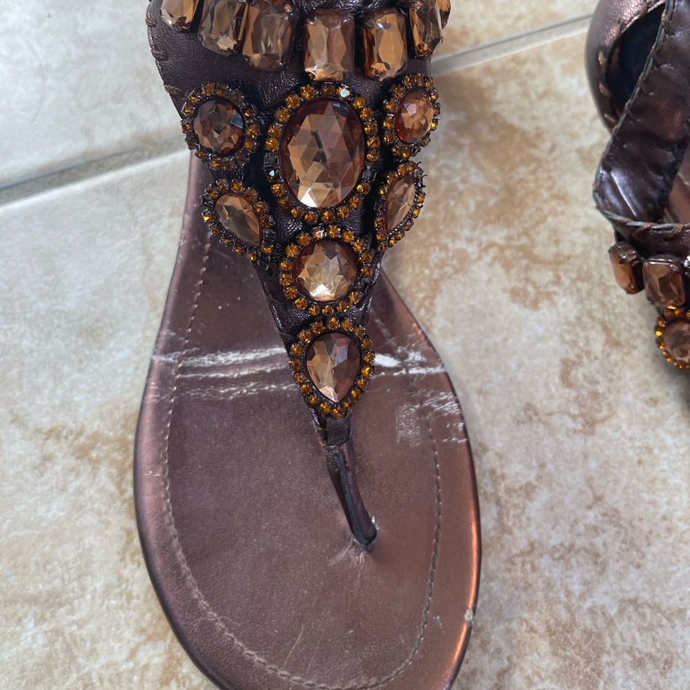Enzo Angiolini Jeweled Sandal